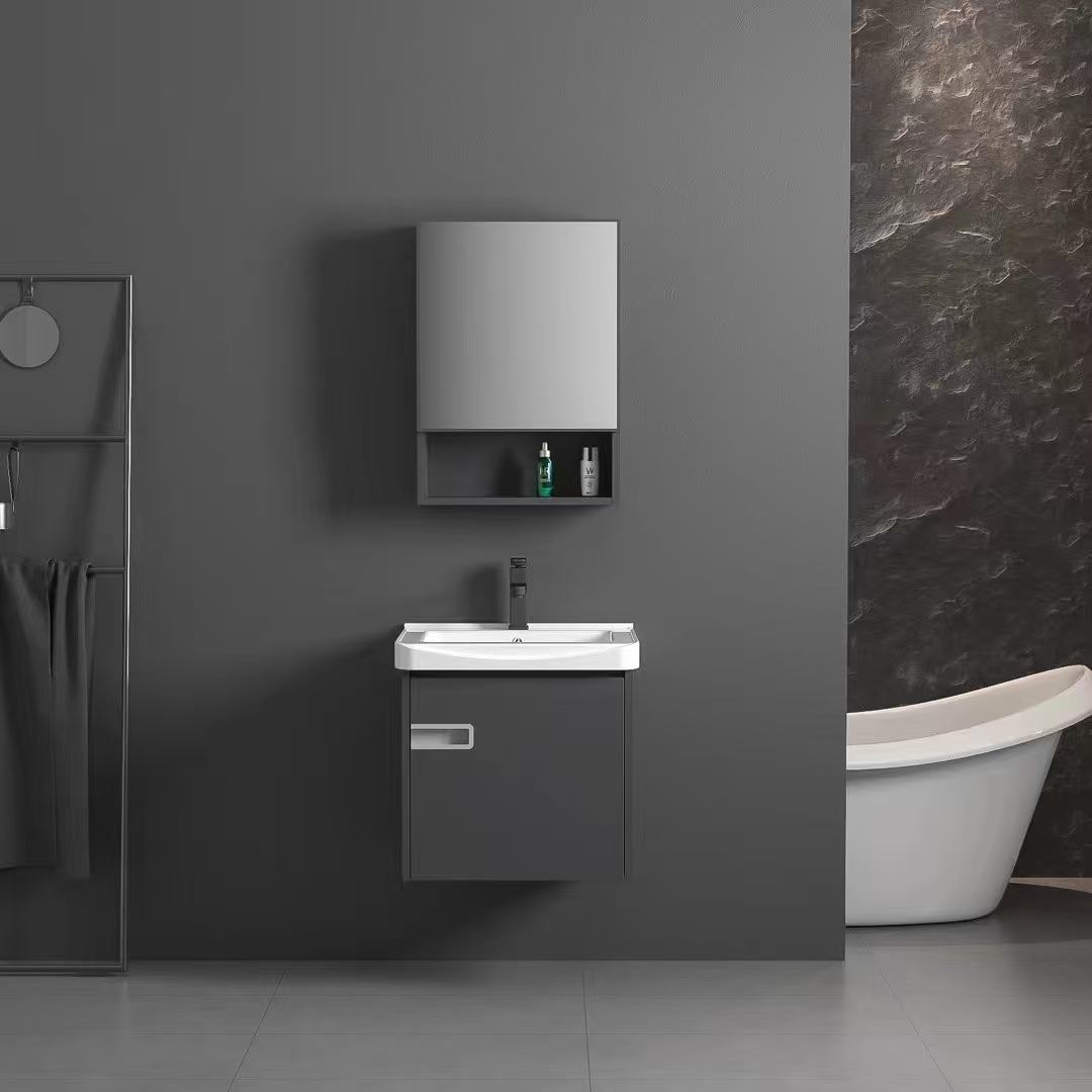 •	ENSEMBLE LAVABO & MEUBLE SMART – 80 CM – ANTI-FUITE