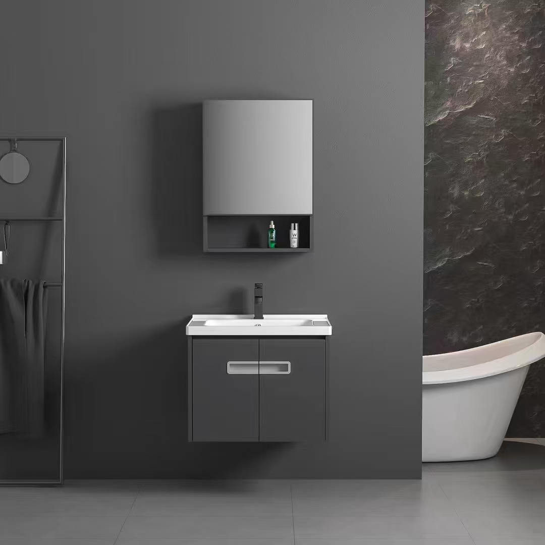 •	ENSEMBLE LAVABO & MEUBLE SMART – 80 CM – ANTI-FUITE