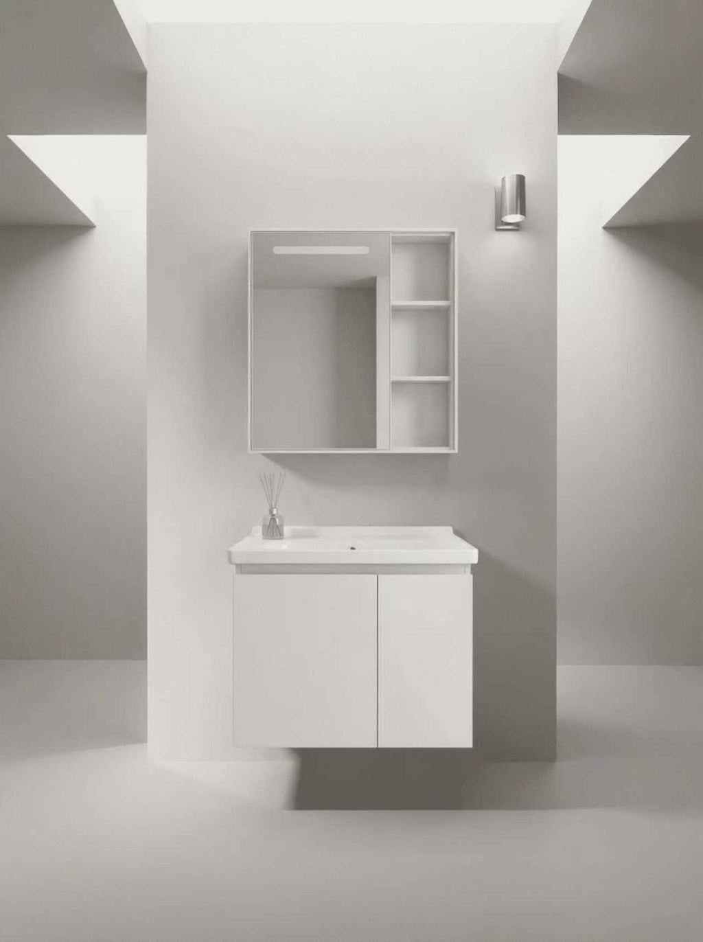 MEUBLE SALLE DE BAIN SMART – 60 CM – SYSTÈME ANTI-FUITE