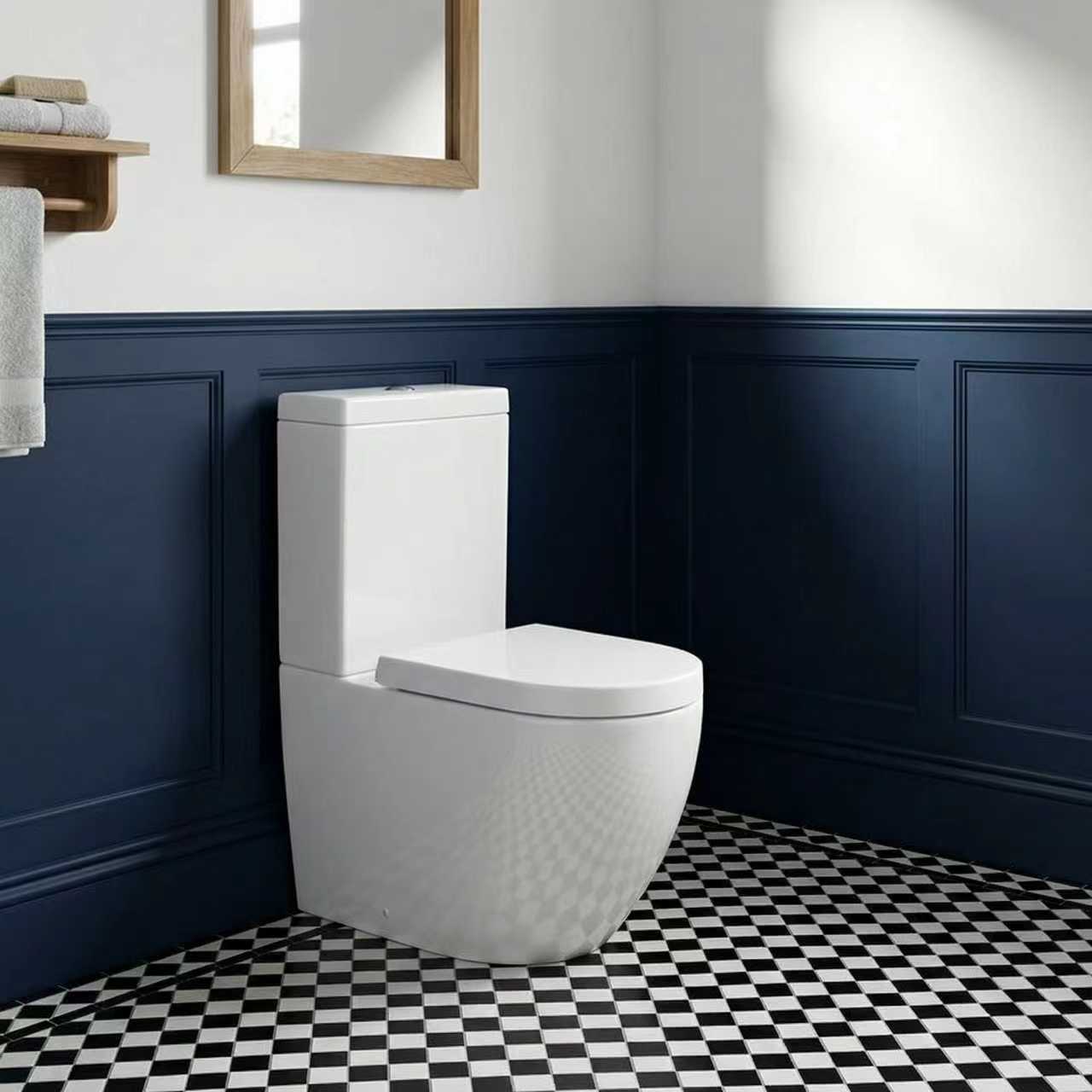 •	Abattant de Toilette Universel – Installation Facile