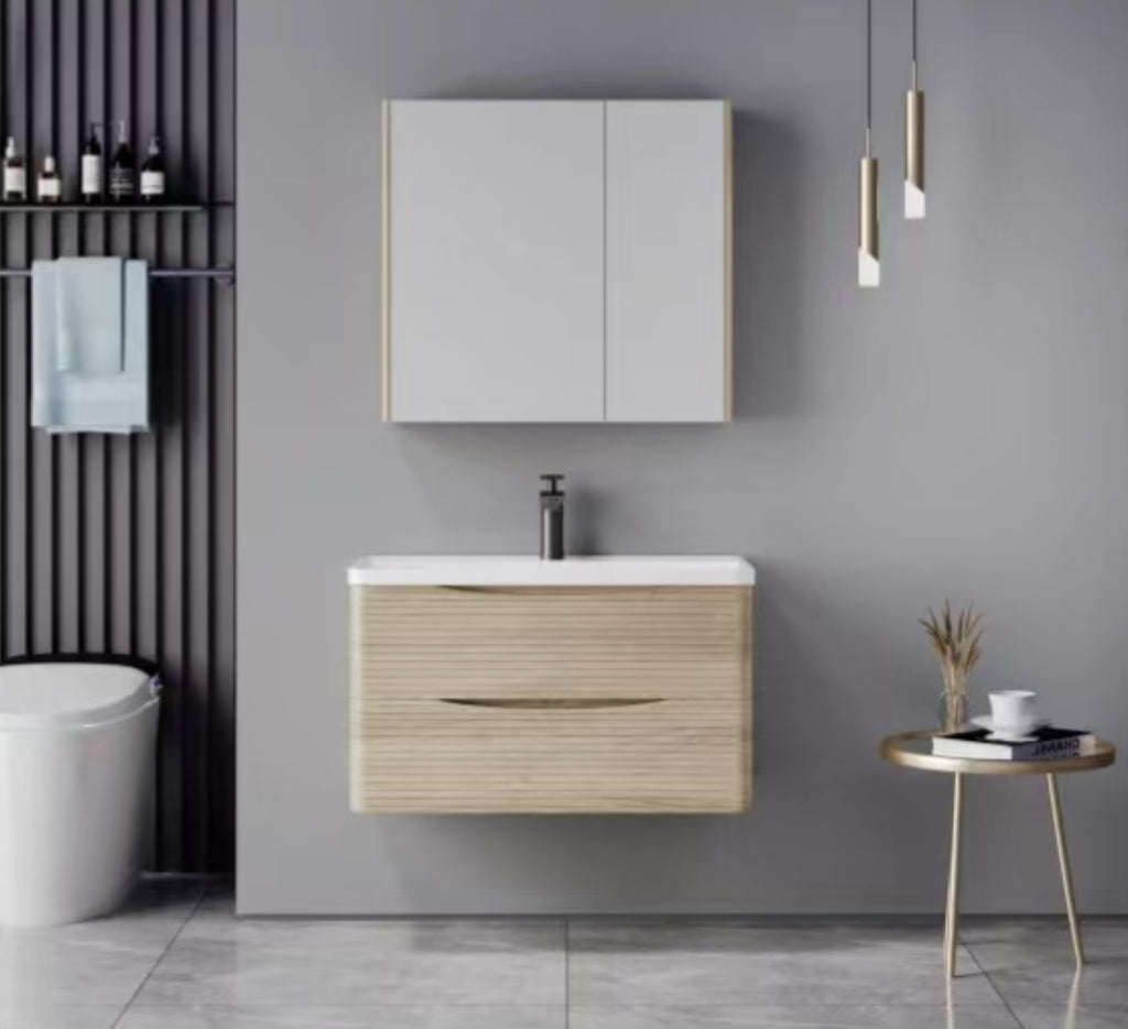 •	MEUBLE SALLE DE BAIN DESIGN SMART – SUSPENDU – ANTI-FUITE