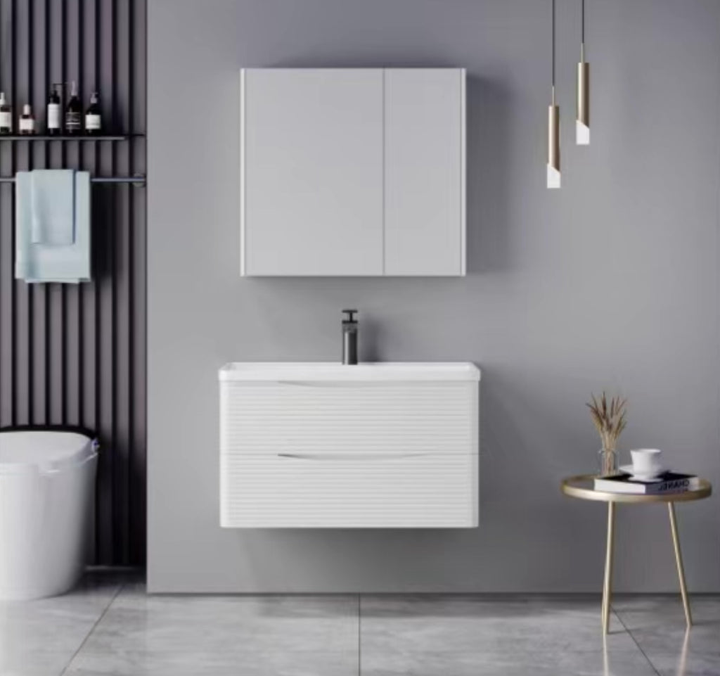 •	MEUBLE SALLE DE BAIN DESIGN SMART – SUSPENDU – ANTI-FUITE