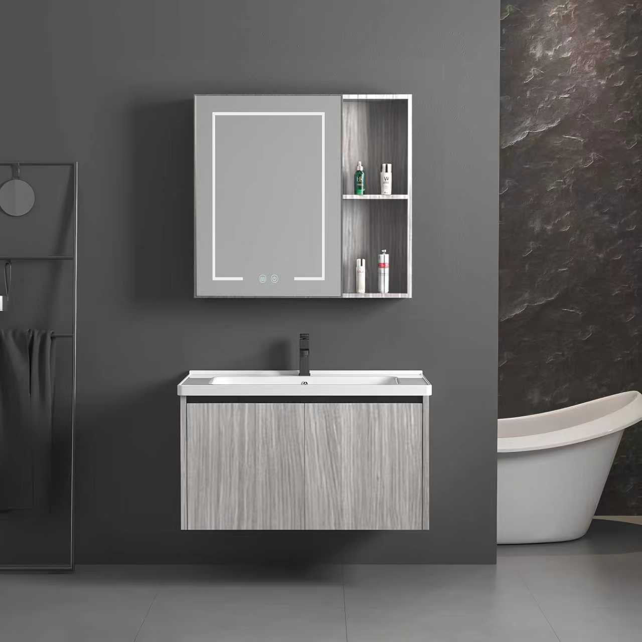 •	MEUBLE SALLE DE BAIN SMART – ANTI-FUITE D’EAU – 60 CM