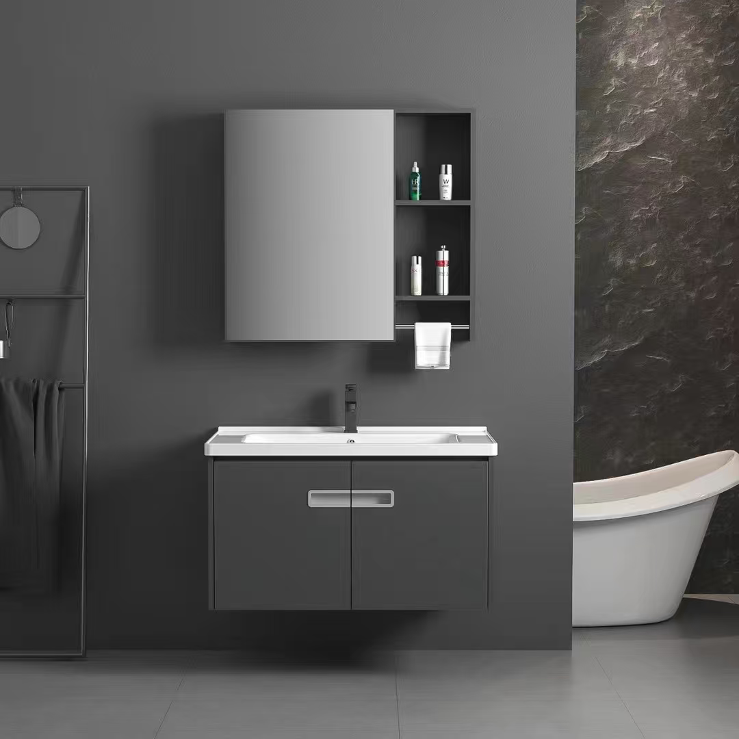 •	ENSEMBLE LAVABO & MEUBLE SMART – 80 CM – ANTI-FUITE