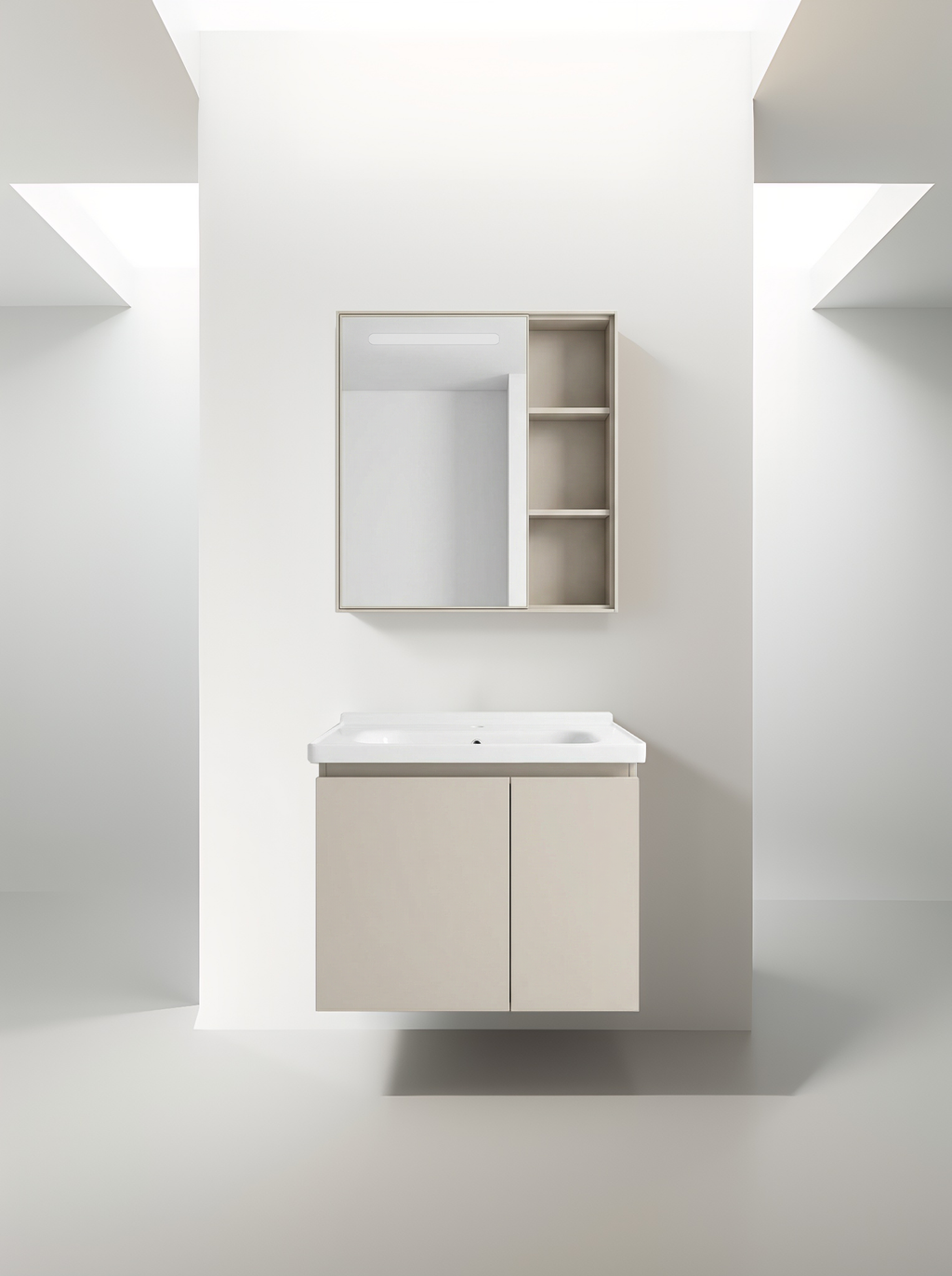 MEUBLE SALLE DE BAIN SMART – 60 CM – SYSTÈME ANTI-FUITE